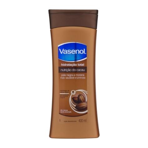 Loção Hidratante Vasenol Hidratação Total Nutrição Cacau 400ml - Imagem 1