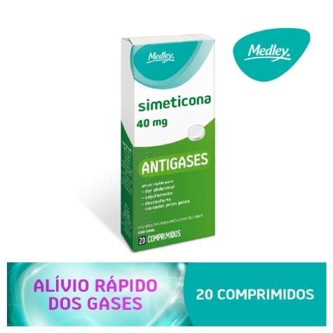 Simeticona 40mg 20 Comprimidos Medley - Imagem 1