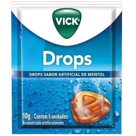 Vick Pastilhas Sabor Menta 5 Unidades - Imagem 1