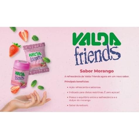 Pastilhas Valda Friends Sem Açúcar Sabor Morango 50g - Imagem 3