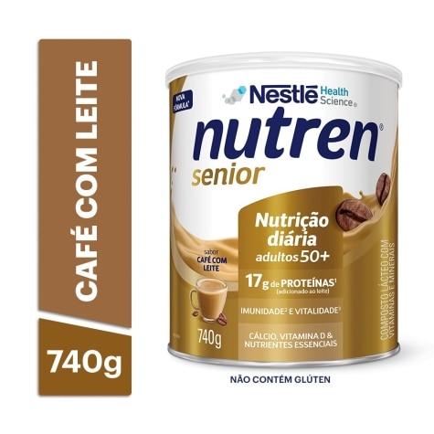 Complemento Alimentar Nutren Senior Sabor Café com Leite 740g - Imagem 2