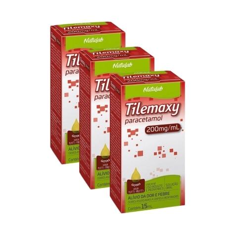 Kit 3 Unidades Tilemaxy Gotas 200mg 15ml - Imagem 1