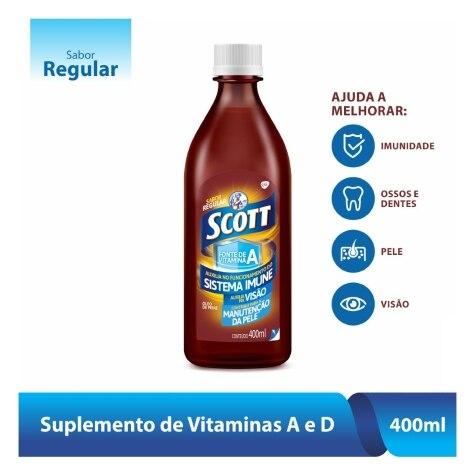 Emulsão Scott Regular 400ml - Imagem 2