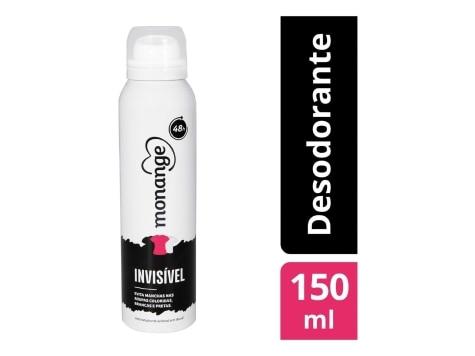 Desodorante Aerossol Monange Invisível 72h 150ml - Imagem 2