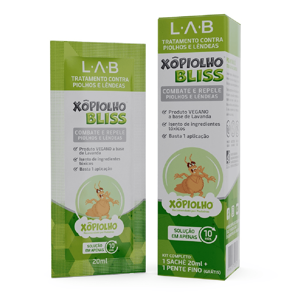 Xô Piolho Bliss Loção 20ml + Pente Removedor - Imagem 1
