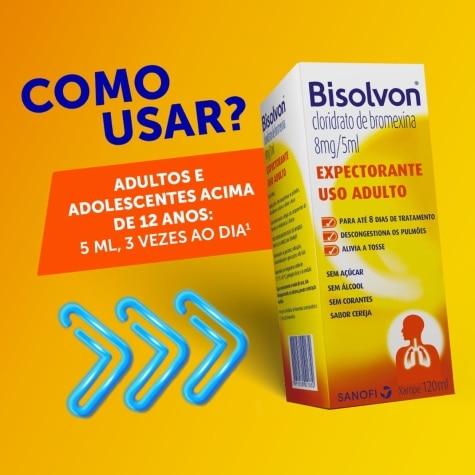 Bisolvon Xarope Adulto 8mg/5ml 120ml - Imagem 4