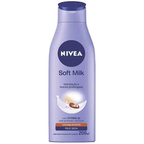Loção Hidratante Nivea Soft Milk 200ml - Imagem 1