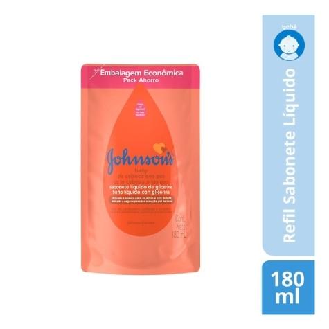 Sabonete de Glicerina Líquido Johnson & Johnson Baby Tradicional Refil 180ml - Imagem 2