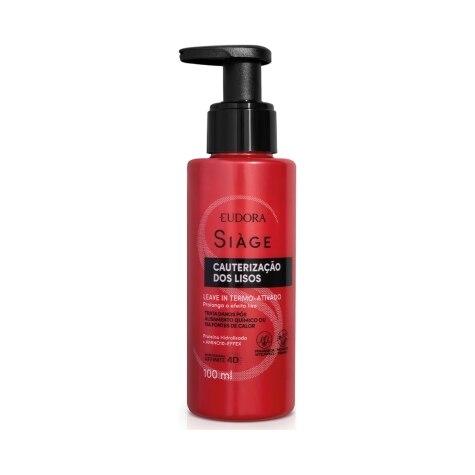 Leave-In Capilar Siàge Cauterização dos Lisos Cabelos Quimicamente Tratados 100ml - Imagem 1