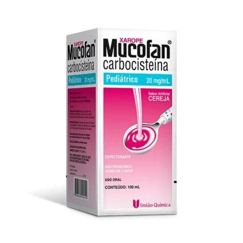 Mucofan Xarope Pediátrico 20mg Sabor Cereja 100ml - Imagem 2