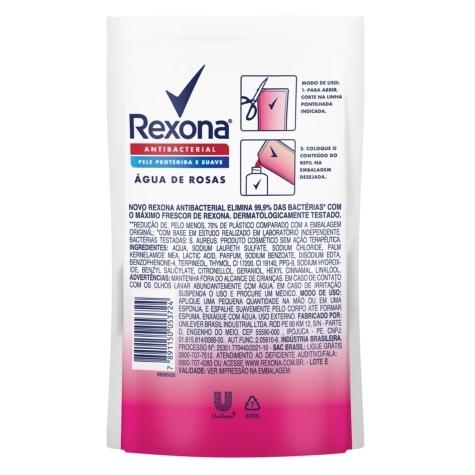 Sabonete Antibacteriano Líquido Rexona Água de Rosas Refil 200ml - Imagem 2