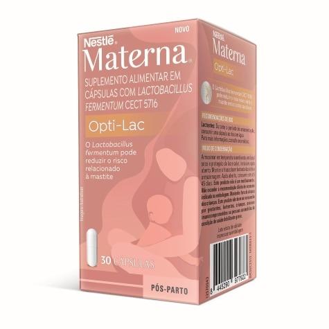 Lactobacillus Materna Optic-Lac Nestlé Pós-Parto 30 Cápsulas - Imagem 1