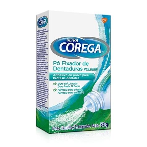 Pó Fixador de Dentadura Corega Ultra 50g - Imagem 1