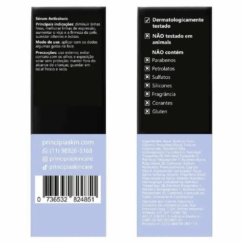 Sérum Antissinais Principia 10% Peptídeos Matryxil Pm-10 30ml - Imagem 3