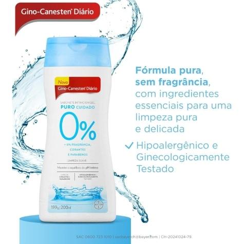 Sabonete Íntimo Gino-Canesten Diário Puro Cuidado 200ml - Imagem 3