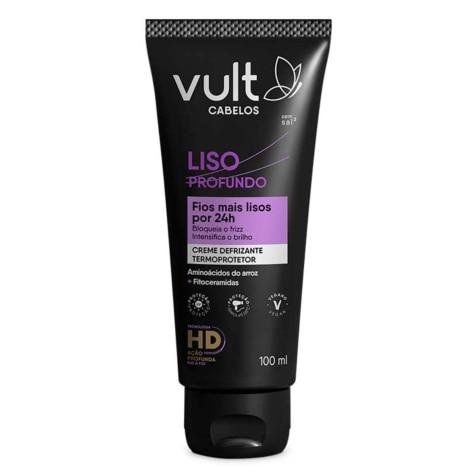 Creme Termoprotetor Vult Liso Profundo Anti-frizz 100ml - Imagem 1