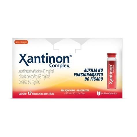 Xantinon Complex Solução Oral 12 Flaconetes - Imagem 1
