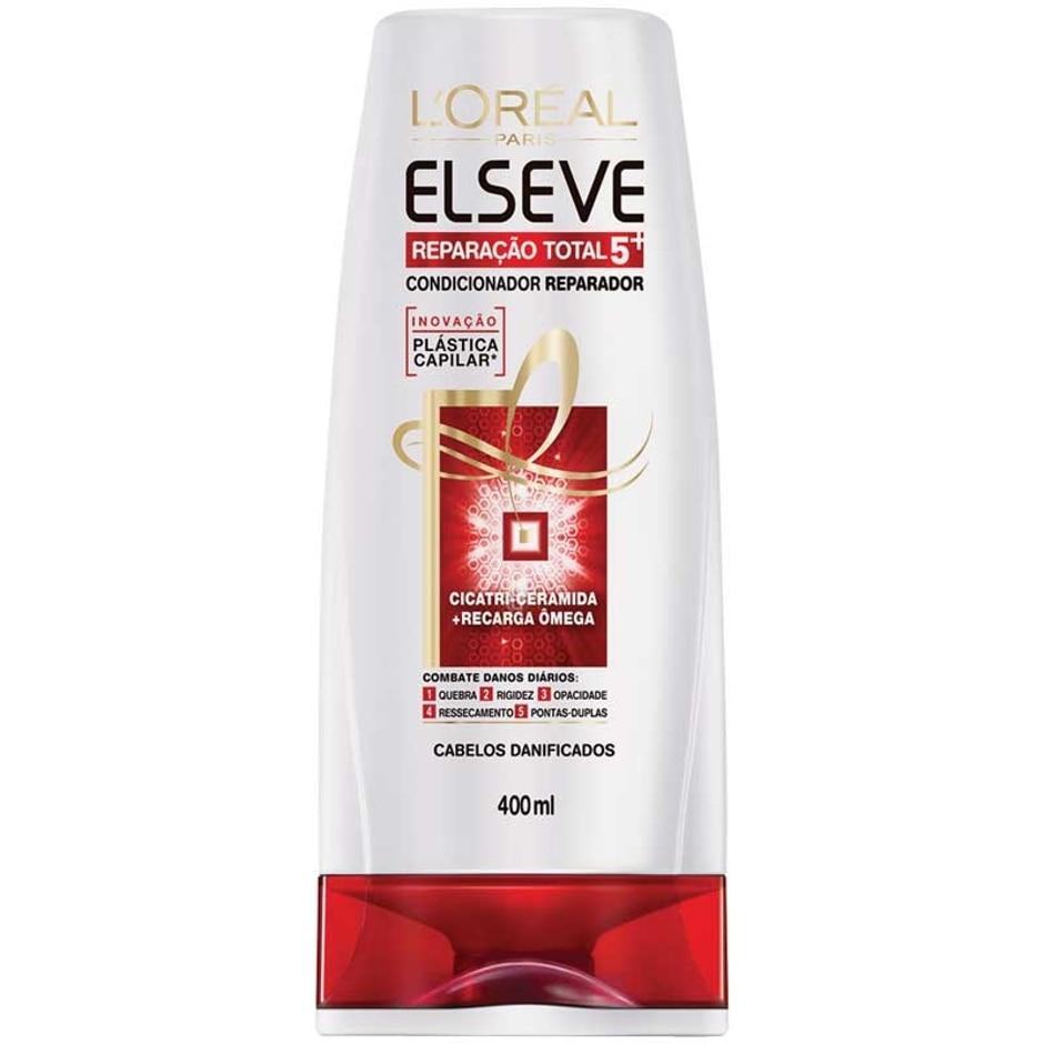Condicionador Elseve Reparação Total 5 Cabelos Danificados 400ml