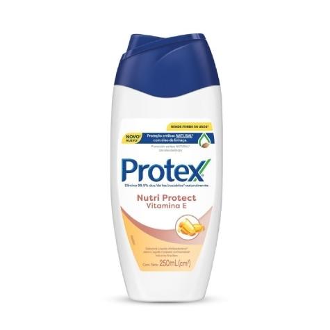 Sabonete Antibacteriano Líquido Protex Nutri Protect Vitamina E 250ml - Imagem 1