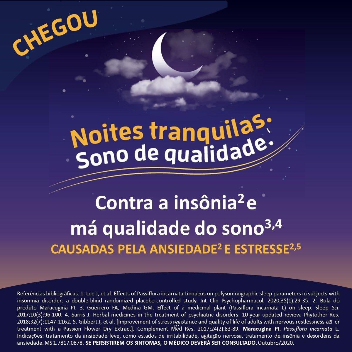 Maracugina PI Noite 840mg 20 Comprimidos Revestidos - Imagem 3
