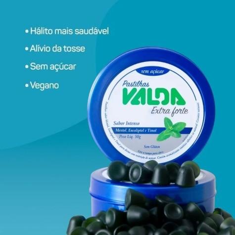Pastilhas Valda Extra Forte Sabor Intenso 50g - Imagem 4