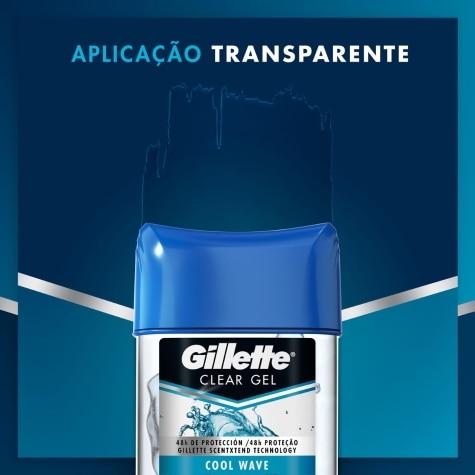 Desodorante Stick Gel Gillette Cool Wave 48h 113g - Imagem 4