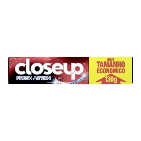 Creme Dental Close Up Fresh Action Red Hot 130g - Imagem 1
