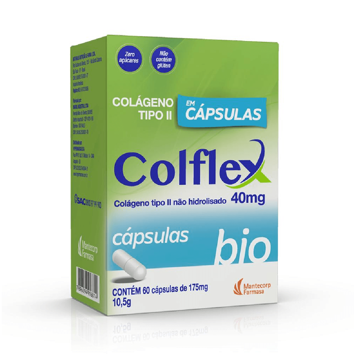 Colflex Bio 40mg 60 Cápsulas - Imagem 1