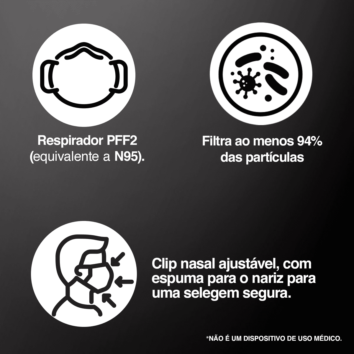 Máscara Descartável 3M Aura 9320+BR 1 Unidade - Imagem 8