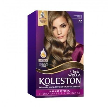 Tintura Koleston Wella 72 Louro Mate Médio 157ml - Imagem 1