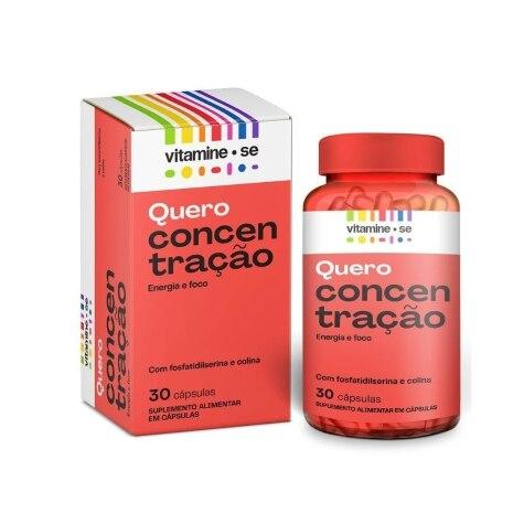 Vitamine-se Quero Concentração 30 Cápsulas - Imagem 1