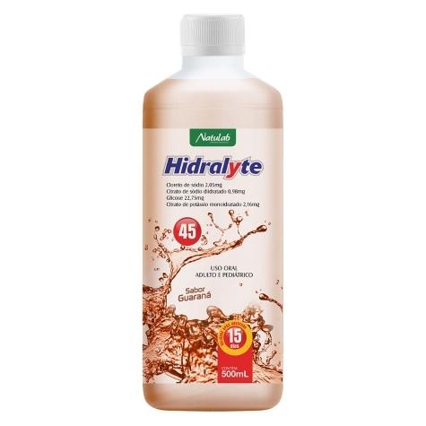 Reidratante Hidralyte 45 Solução Oral Guaraná 500ml - Imagem 1
