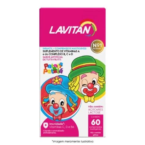 Lavitan Kids Tutti-Frutti 60 Comprimidos Mastigáveis - Imagem 2