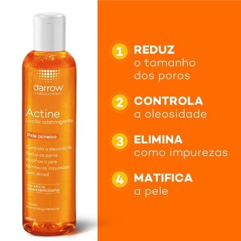 Loção Adstringente Darrow Actine Pele Acneica Facial 190ml - Imagem 4
