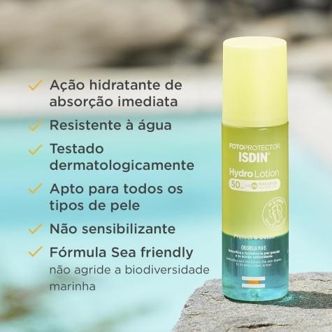 Fotoprotetor Isdin Hydro Lotion Protege & Revitaliza FPS50 200ml - Imagem 2