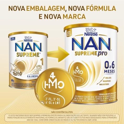 Fórmula Infantil Nan SupremePro 0 a 6 Meses 400g - Imagem 2