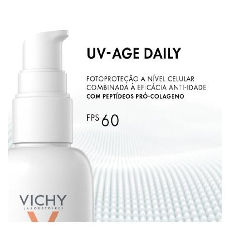 Protetor Solar Facial Vichy Capital Soleil UV-Age Daily FPS60 Cor 5.0 40g - Imagem 2