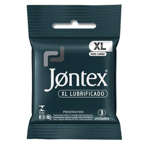 Preservativo Jontex XL Lubrificado 3 Unidades - Imagem 2