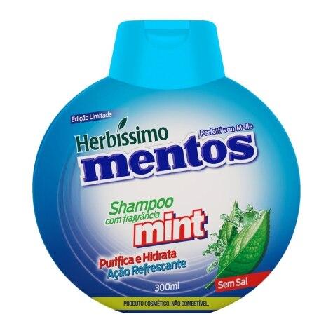 Shampoo Herbíssimo Mentos Mint Cabelo Oleoso 300ml - Imagem 1