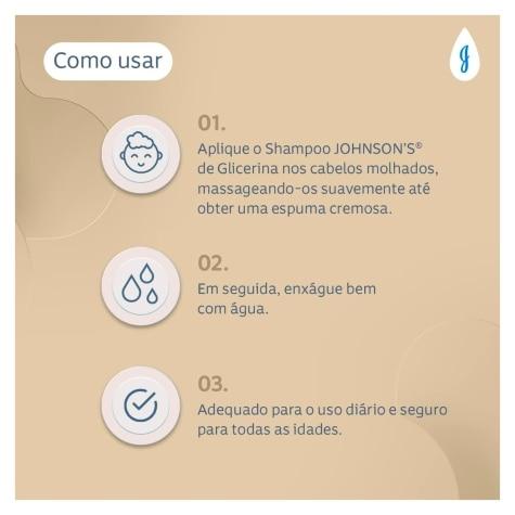 Shampoo de Glicerina Johnson's Baby 400ml - Imagem 4