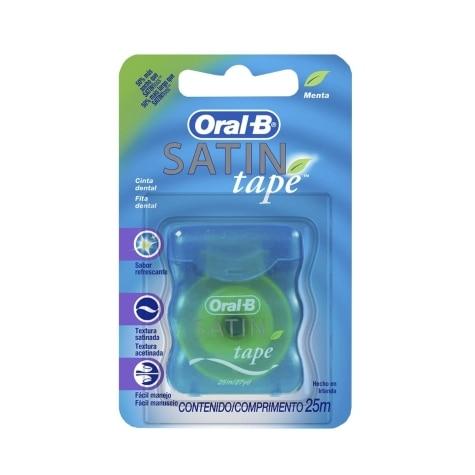 Fio Dental Oral-B Satin Tape Menta 25m - Imagem 2