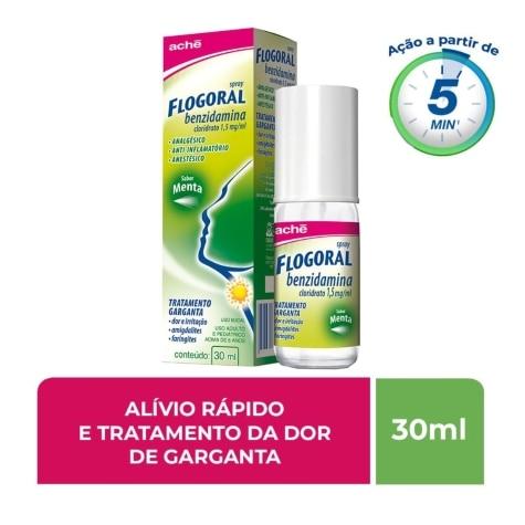 Flogoral Colutório Spray Menta 1,5mg 30ml - Imagem 2