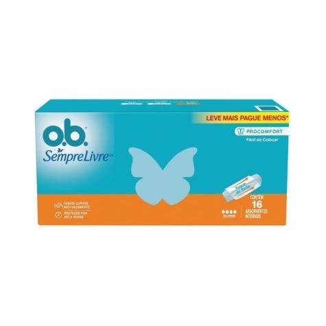 Absorvente Interno O.B. Original Super 16 Unidades Leve mais Pague menos - Imagem 1