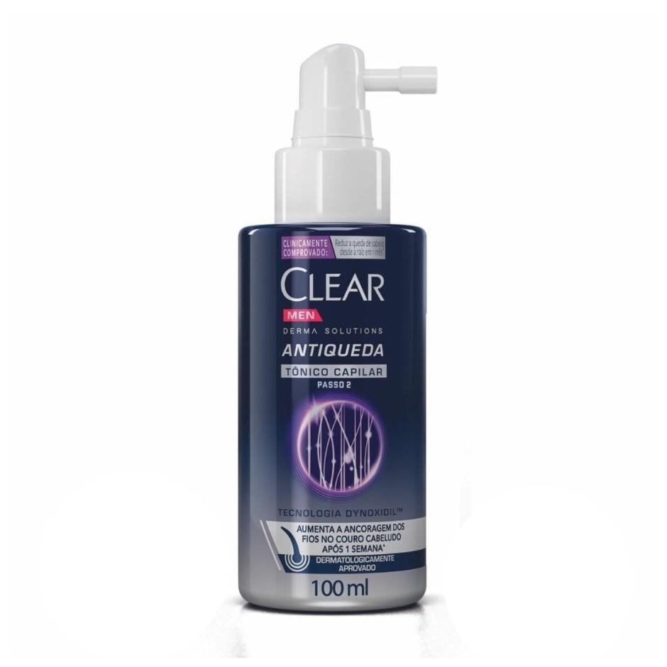 Tônico Antiqueda Clear Men Derma Solutions Capilar 100ml