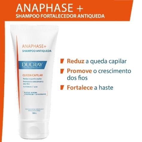 Shampoo Ducray Anaphase+ Antiqueda Cabelo 100ml - Imagem 3