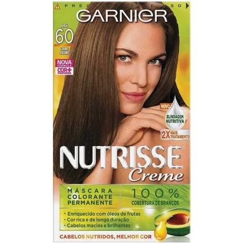 Tintura Nutrisse Garnier Creme 60 Louro Escuro 137ml - Imagem 1