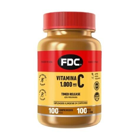 Vitamina C 1.000mg Time Release FDC 100 Comprimidos - Imagem 1