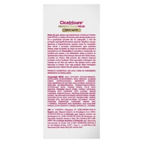 Protetor Solar Facial Cicatricure Antissinais FPS50 Incolor 40g - Imagem 4