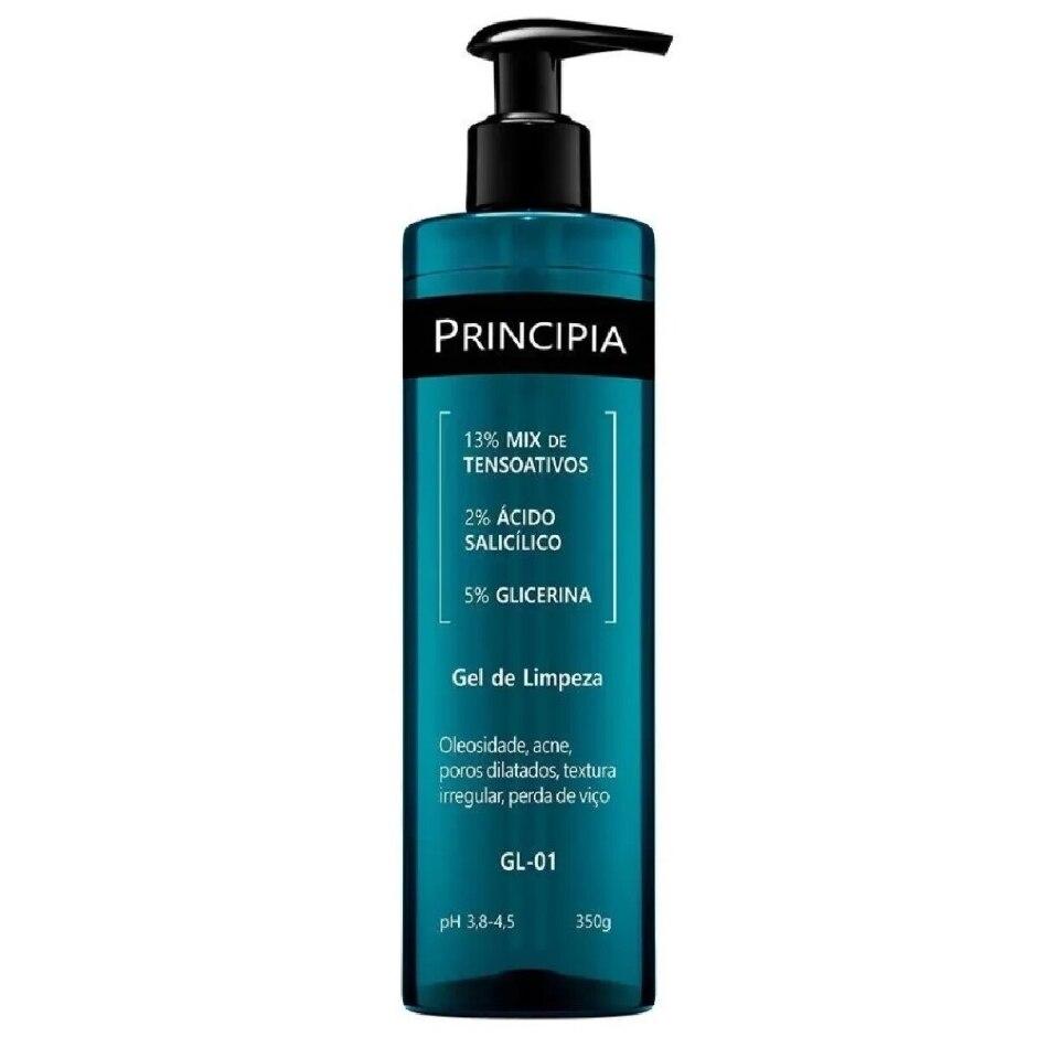 Gel de Limpeza Principia GL-01 13% Tensoativos + 2% Ácido Salicílico + 5% Glicerina 350ml