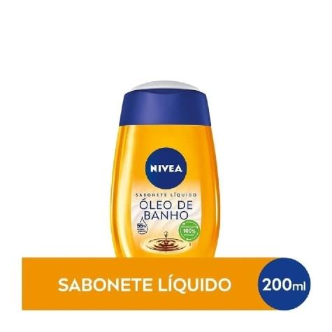 Sabonete Líquido Corporal Nivea Óleo de Banho 200ml - Imagem 1